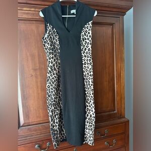 Cocktail Cheetah Print Dress